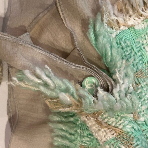 Vintage Chanel FR 40 Jacket w Skirt Set - Picture 7 of 16